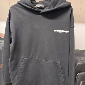 Balenciaga Charcoal Hoodie for Men